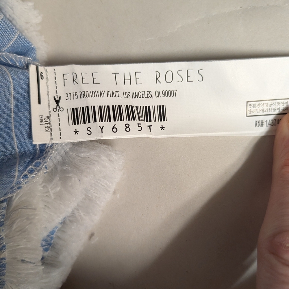 NWT Cotton blend sleeveless top set, Free the Roses - Picture 11 of 11